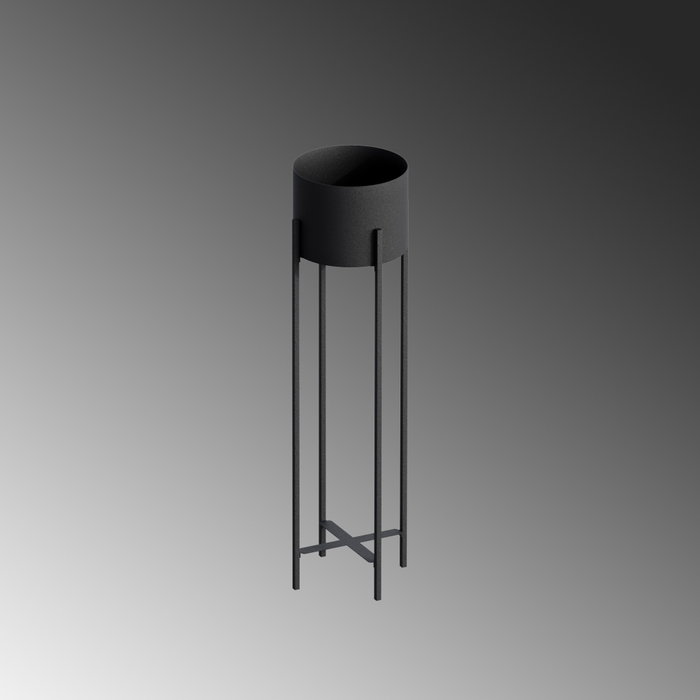 Aberto Design Maceta Decorativa GED-025 Negra